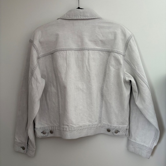 Madewell Trucker Cropped Denim Jacket Women's M  Classic Jean‎ Glenrich Wash NWT - Picture 8 of 10